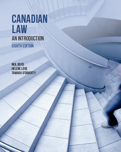 Canadian Law: An Introduction, 8th Edition